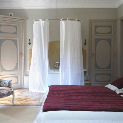 Chambre Clovis - château hôtel luxe Ardèche