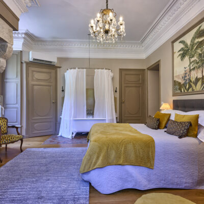 La Chambre Clovis - château hôtel luxe Ardèche