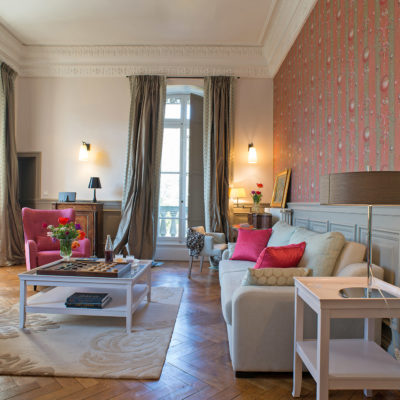 Suite Marie-Antoinette - château hôtel luxe Ardèche