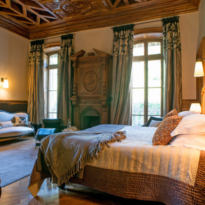 Suite Marie-Antoinette - château hôtel luxe Ardèche