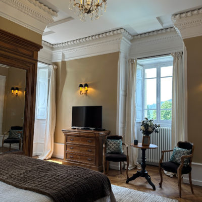 Chambre Constance - château hôtel luxe Ardèche